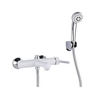 Смеситель для ванны и душа Frap F3244-8 белый